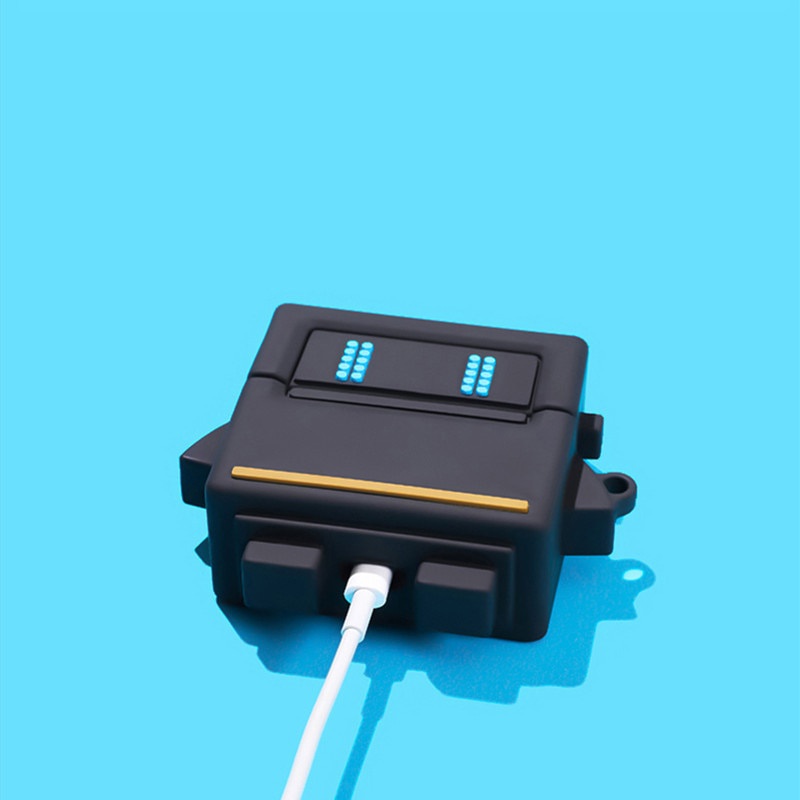 Vỏ Bảo Vệ Hộp Sạc Tai nghe không dây AirPods 1 2 3 Pro Hình Robot 3D