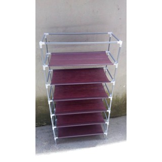 Tủ giày vải hoa 7 tầng KB11