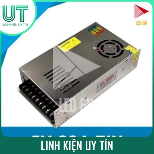 Nguồn 5V 60A ZIN - Tem 7 Màu - Bộ Chuyển Đổi Điện Áp 220V về 5V 60A - Chuẩn 90% Công Suất