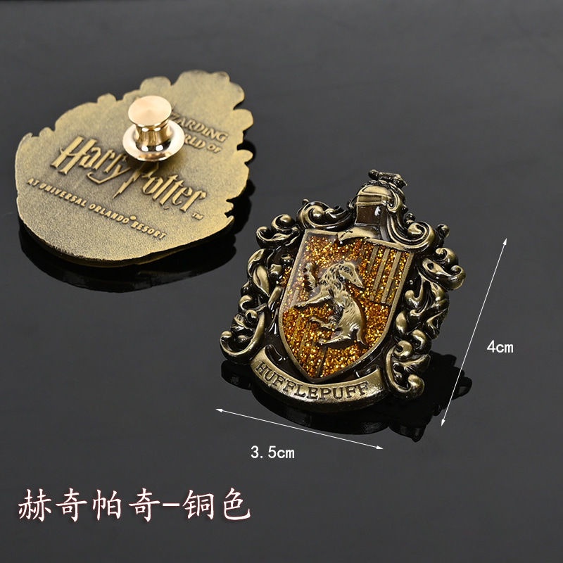 Huy Hiệu Cài Áo Hình Logo Phim Harry Potter 3d Bằng Hợp Kim Chất Lượng Cao