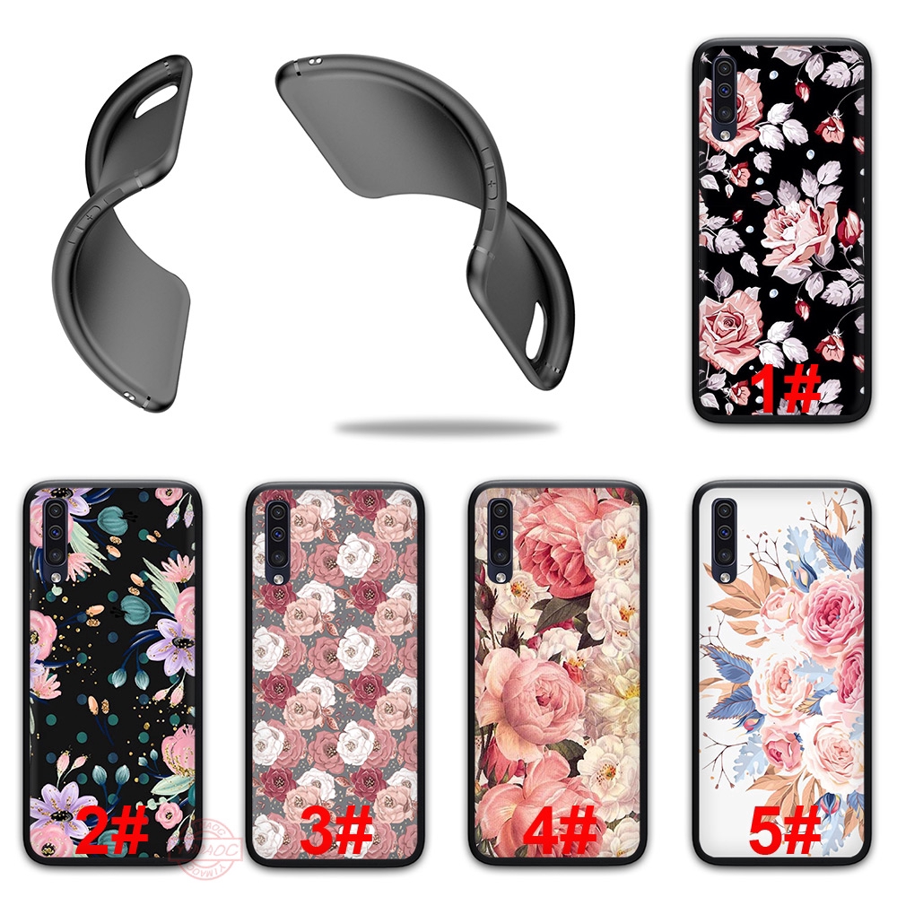 Ốp dẻo silicone TPU in hình hoa cổ điển cho điện thoại Samsung Galaxy A70 A60 A50 A40 A30 A20 A10 M40 M30 M20 M10