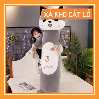 Gối Ôm Mèo✨Freeship✨Gối ôm mèo husky siêu to khổng lồ