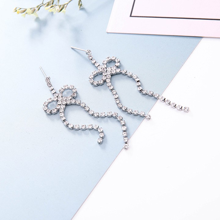 MELY - BÔNG TAI ĐÍNH ĐÁ NHÂN TẠO 445