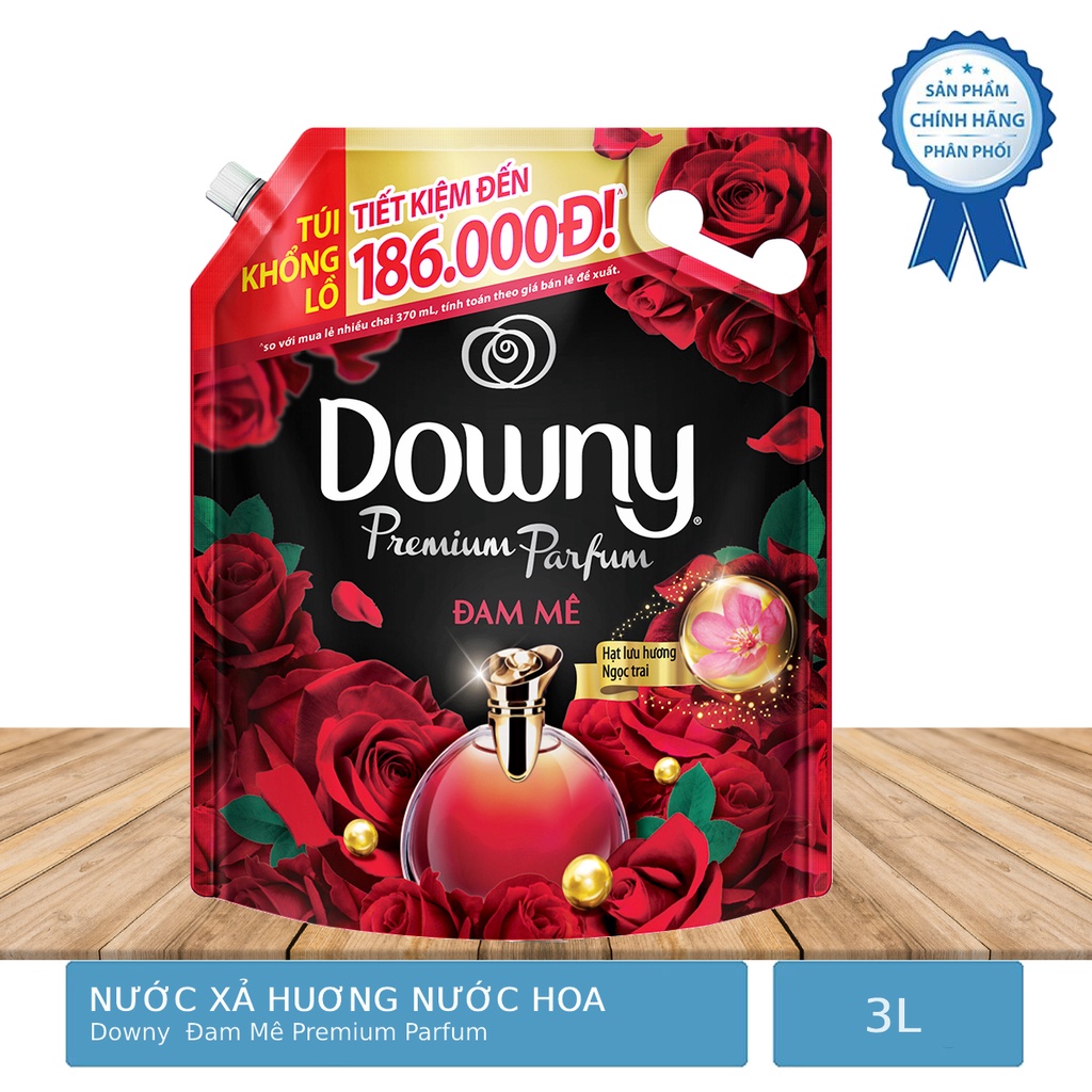GIÁ SIÊU HOT Nước Xả Vải Downy Đam Mê Dạng 3L/Túi