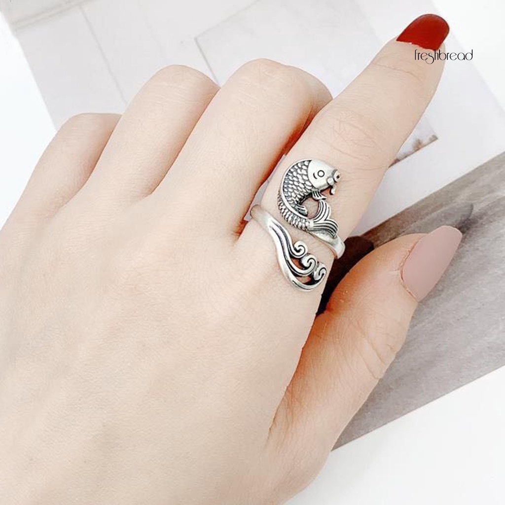 Nhẫn Hở Điều Chỉnh Được Dùng Đan Len Phong Cách Retro