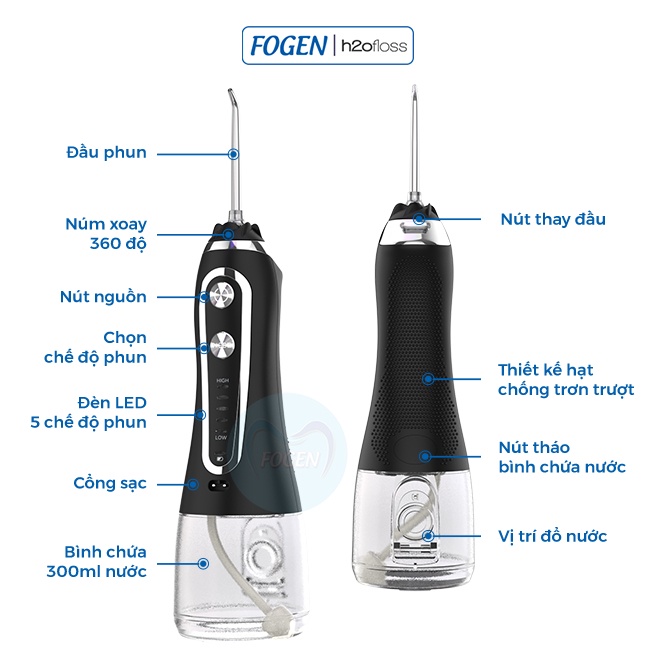 Máy Tăm Nước Cầm Tay FOGEN HF-6P Hàng Xuất Đức