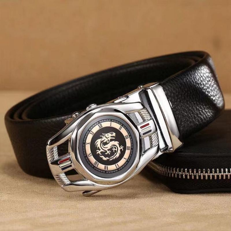 Thắt lưng nam dây nịt nam cao cấp da mềm phong cách hàn quốc khoá tự động bản 3.5cm