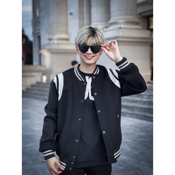 ♨️(FREESHIP)♨️Áo BomBer Teddy Siêu Cấp Đen Đỏ Nam Nữ,Chất Liệu Vải Nỉ Dạ 2 Lớp Trẻ Trung Năng Động Kiểu Dáng Thể Thaoea