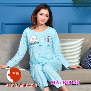 Bộ đồ bầu và sau sinh cho con bú (2 in 1) BED-01