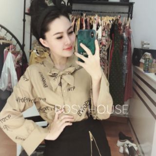 ÁO SƠ MI BUỘC NƠ