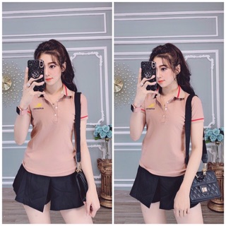 Áo thun thái cổ bẻ siêu đẹp