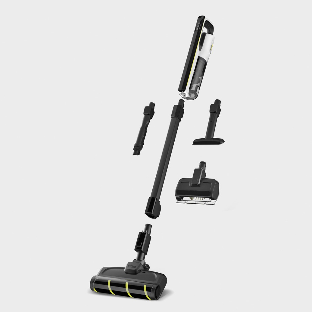 Máy hút bụi cầm tay dùng pin  Lithium-ion Karcher VC 4s với đầu hút xoáy 180 độ- công suất hút 15000 Pa - màu trắng | BigBuy360 - bigbuy360.vn