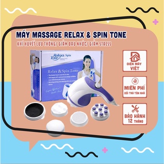 Máy massage cầm tay relax & spin tone - bảo hành 12 tháng