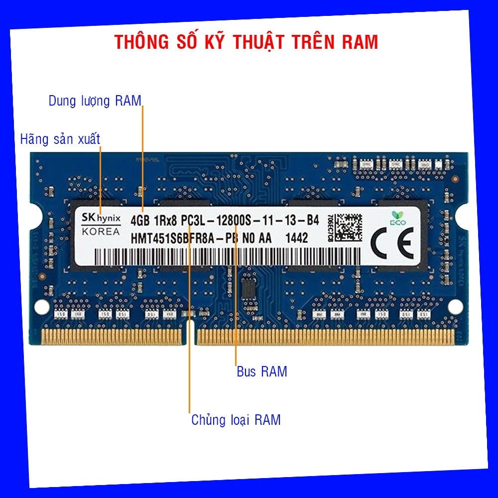 ram máy tính laptop hynix ddr3l 4gb bus 1600 pc3 12800s hàng chính hãng bảo hành 01 đổi 01 trong 12 tháng