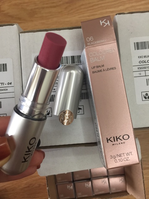 Son dưỡng có màu Kiko Lip Balm Xách Tay Đức