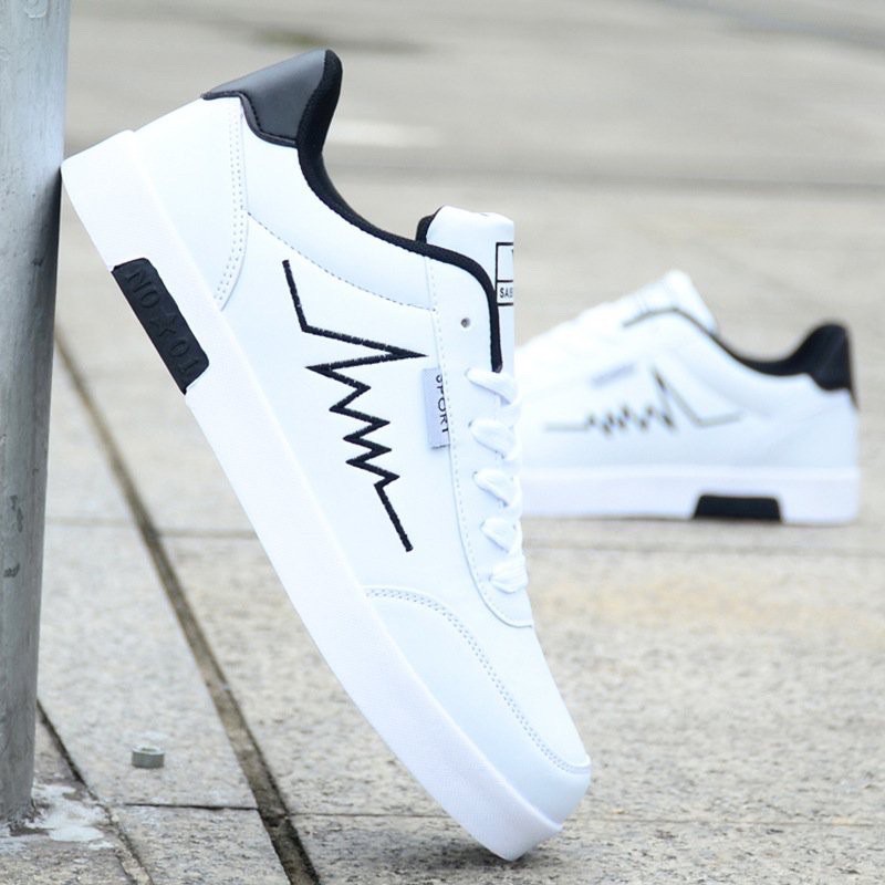 Giày Thể thao sneakers nam cổ thấp - Tặng kèm tất khử mùi trị giá 39k | NP SHOP