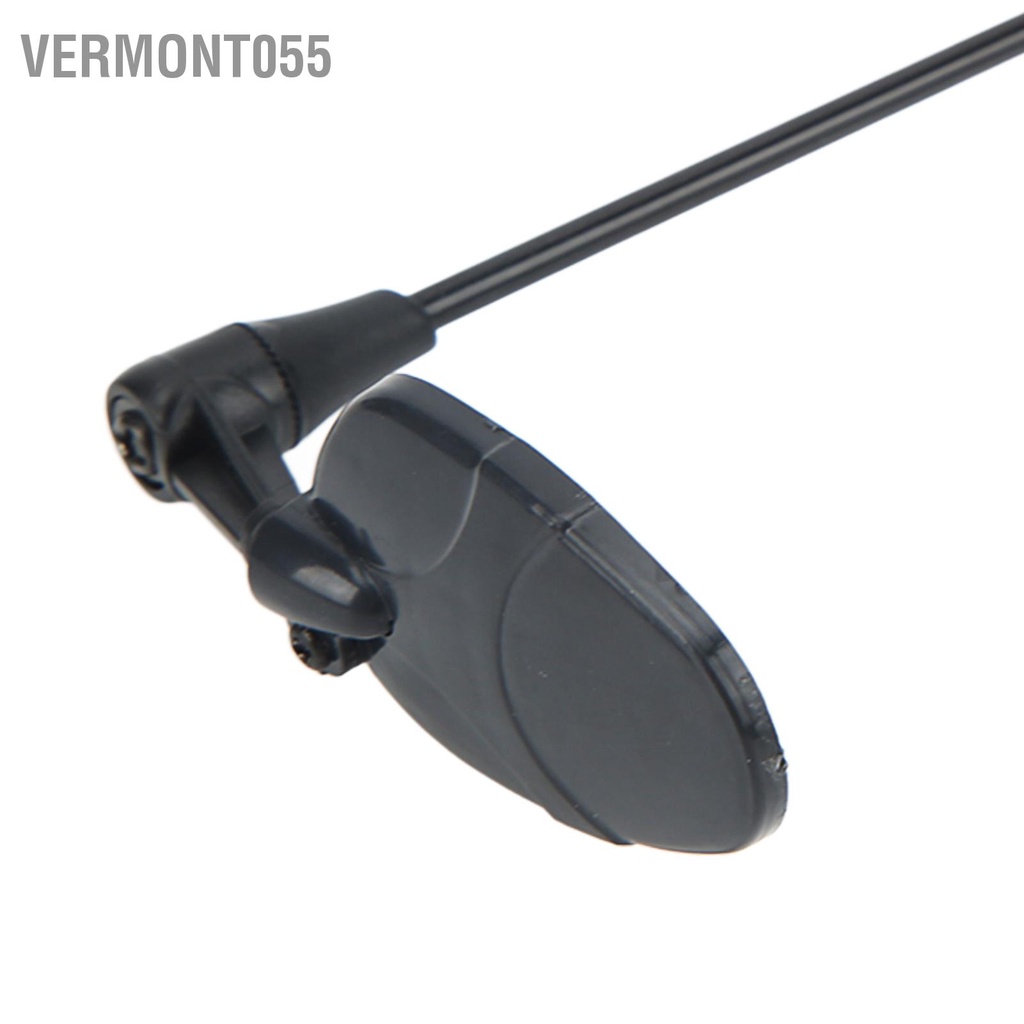 Vermont055 Gương mũ bảo hiểm xe đạp Hợp kim nhôm phản xạ an toàn Điều chỉnh 360 độ Thiết kế phẳng Mũ đi chiếu hậu
