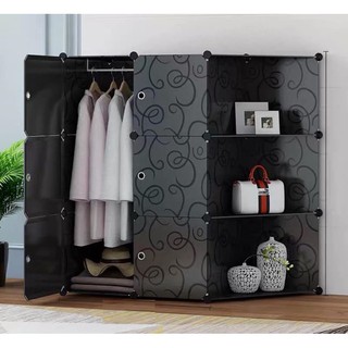 tủ nhựa ghép tủ đựng đồ 9 ô giá rẻ gồm 3 kệ góc