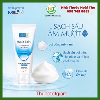 Kem rửa mặt dưỡng ẩm Hada Labo Advanced Nourish (80g)
