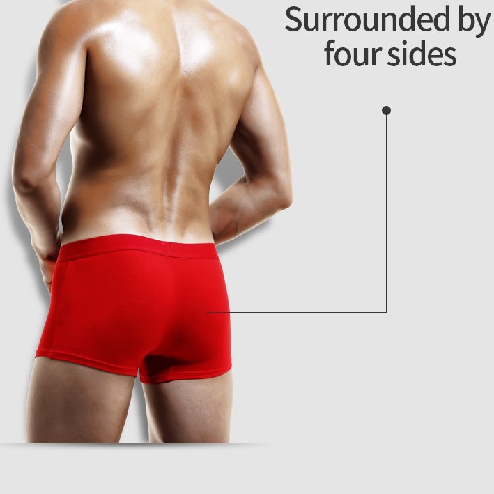 Quần Lót Boxer Nam Màu Đỏ Thời Trang
