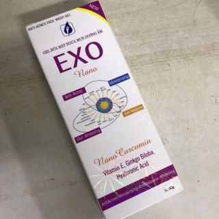 Gel rửa mặt ngừa mụn dưỡng ẩm exo nano nghệ