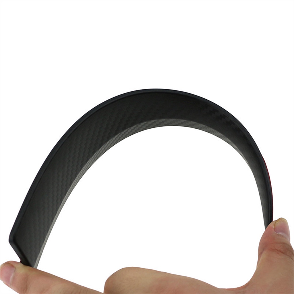 Bộ 2 Miếng Dán Bảo Vệ Góc Xe Hơi Chống Va Chạm Chất Liệu Sợi Carbon