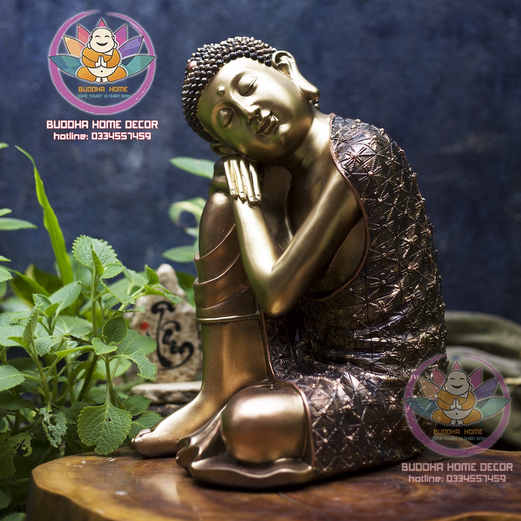 Tượng Phật An Nhiên 36 cm phong thủy thờ cúng