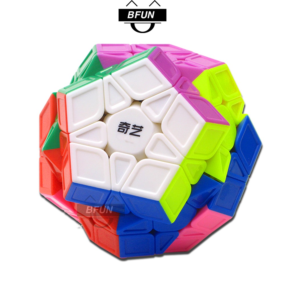 Rubik Biến Thể MEGAMINX 3x3 LOẠI TỐT (Chìm) - Rubik 12 Mặt Xoay Trơn, Đồ Chơi Phát Triển Trí Tuệ BFUN(shop có rubik 3x3)