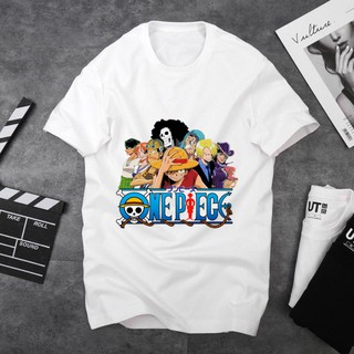 Áo Thun In Hình Monkey D. Luffy Băng Hải tặc Mũ Rơm - One Piece