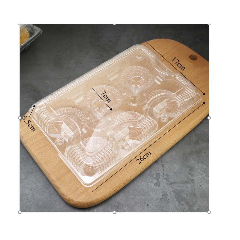 Hộp đựng 6 bánh tart Cl06