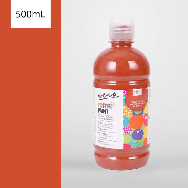 Màu Nước Poster Paint Mont Marte 500ml - Burnt Sienna - MPST0018