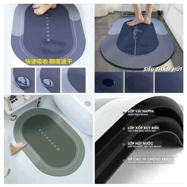 THẢM LAU CHÂN SILICON