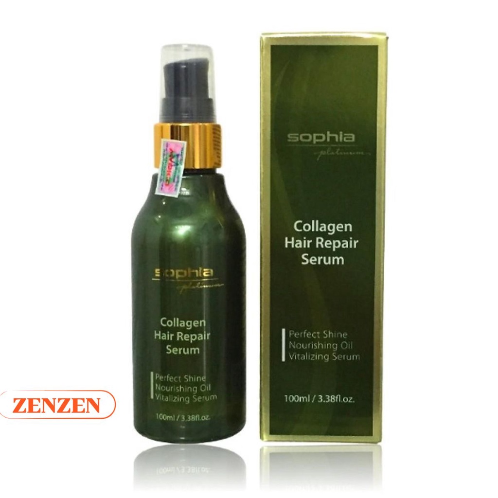 Tinh dầu phục hồi tóc Sophia Platinum Collagen Hair Repair Serum 100ml