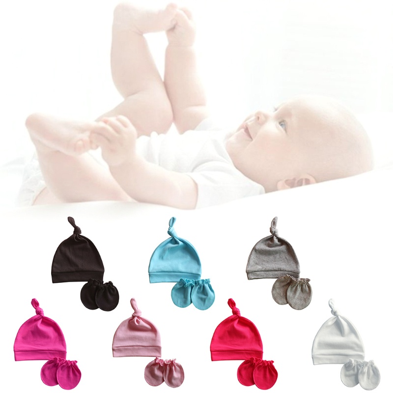 Haha Khăn Quấn Đầu Bằng Cotton Mềm Mại Màu Trơn Bảo Vệ Mặt Cho Bé Comf