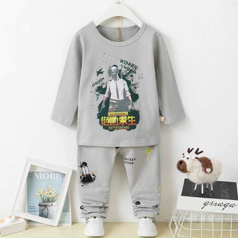 Bộ xuất hàn dài tay mac vuông size nhí