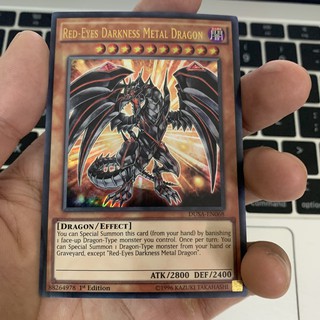 [Thẻ Bài Yugioh Chính Hãng] Red-Eyes Darkness Metal Dragon
