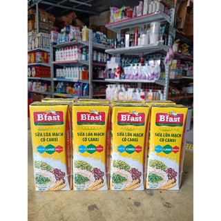 1 lốc Sữa hạt ngũ cốc B'fast lúa mạch canxi 180ml