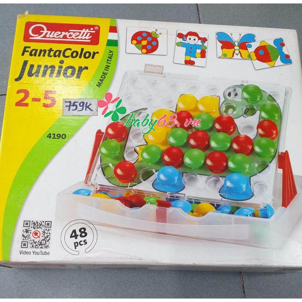 QT4195 Đồ chơi Xếp nút nhựa theo hình Quercetti