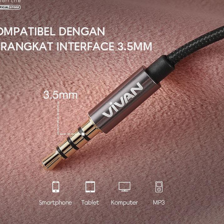 Tai Nghe Nhét Tai Vivan Có Dây Bằng Kim Loại Cho Android / Iphone Q11S | BigBuy360 - bigbuy360.vn