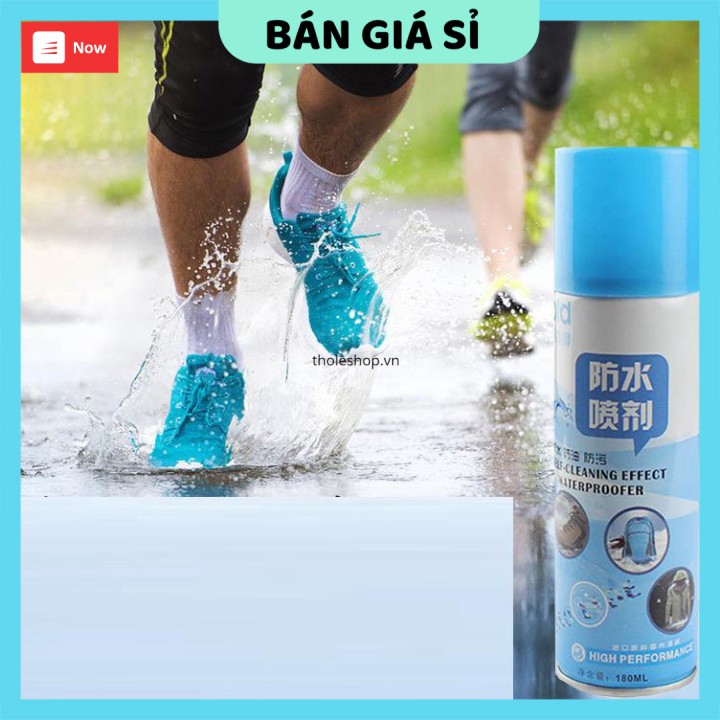 Xịt chống nước   GIÁ VỐN   Chai xịt nano chống nước cho giày dép, quần áo 180ml 8882