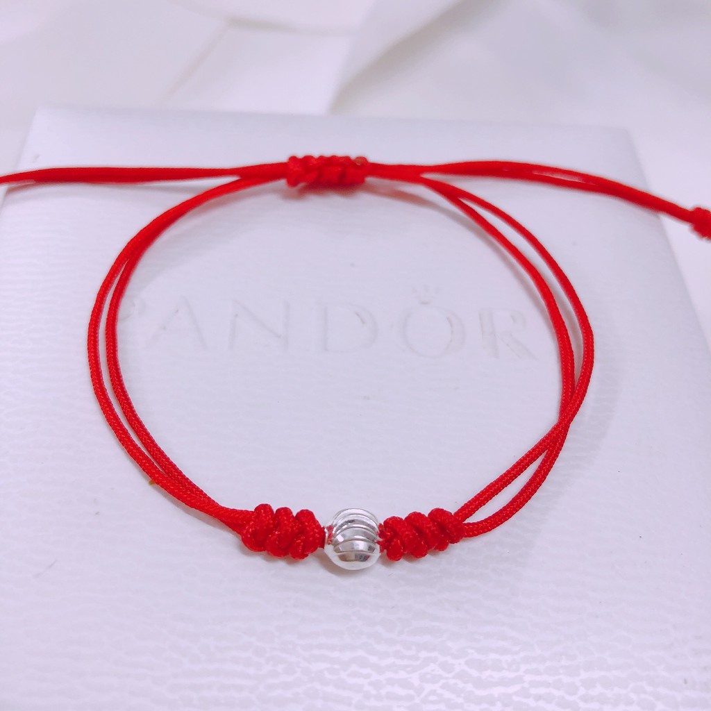 Dây tết chỉ đỏ may mắn bi bạc 6ly HOTT 2020!!!