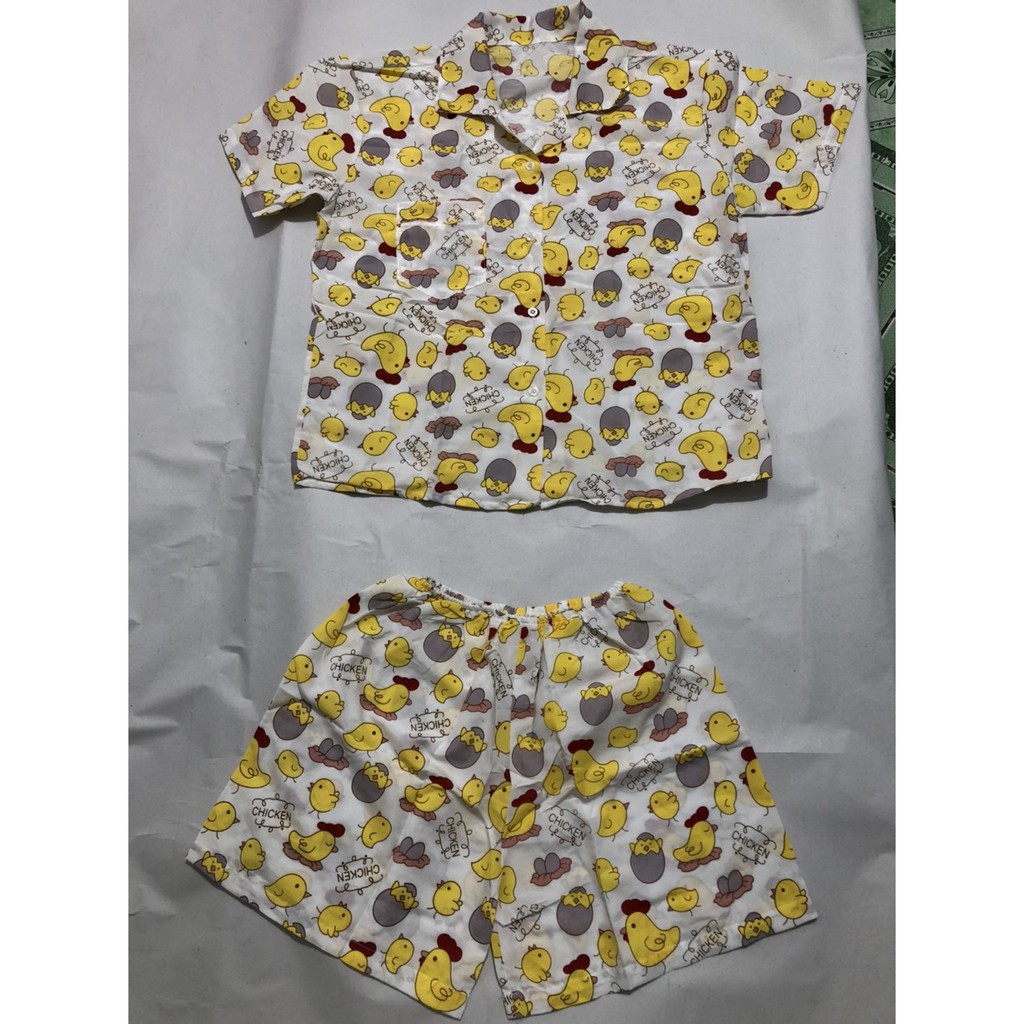 Siêu rẻ - Bộ Ngủ CỘC ĐÙI KATE hình in gà con dễ thương | BigBuy360 - bigbuy360.vn