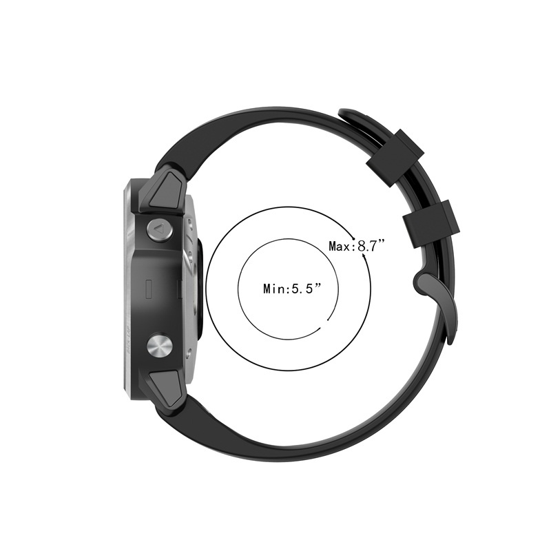 Dây đeo thay thế bằng silicone 20mm cho Garmin Fenix 6S Fenix 6s