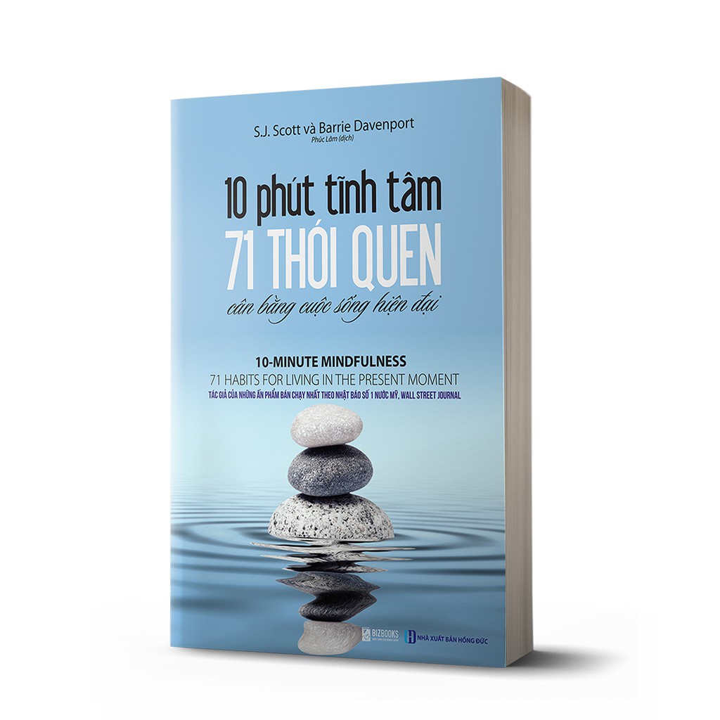 Kèm Quà Tặng Sách - BIZBOOKS - 10 Phút Tĩnh Tâm - 71 Thói Quen Cân Bằng Cuộc Sống Hiện Đại - 1 BEST SELLER