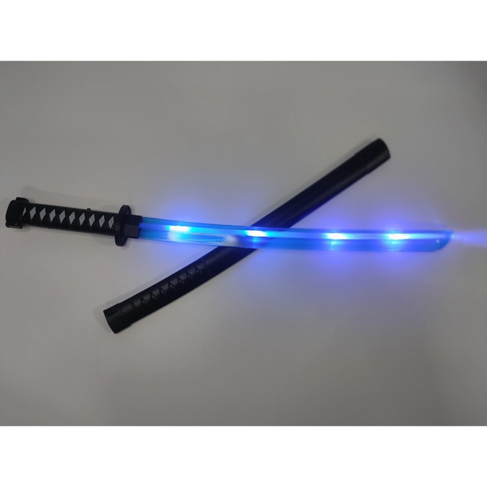 [MÀU NGẪU NHIÊN] Đồ chơi kiếm nhựa Katana - Đồ chơi kiếm katana nhựa có đèn và âm thanh có tặng kèm pin