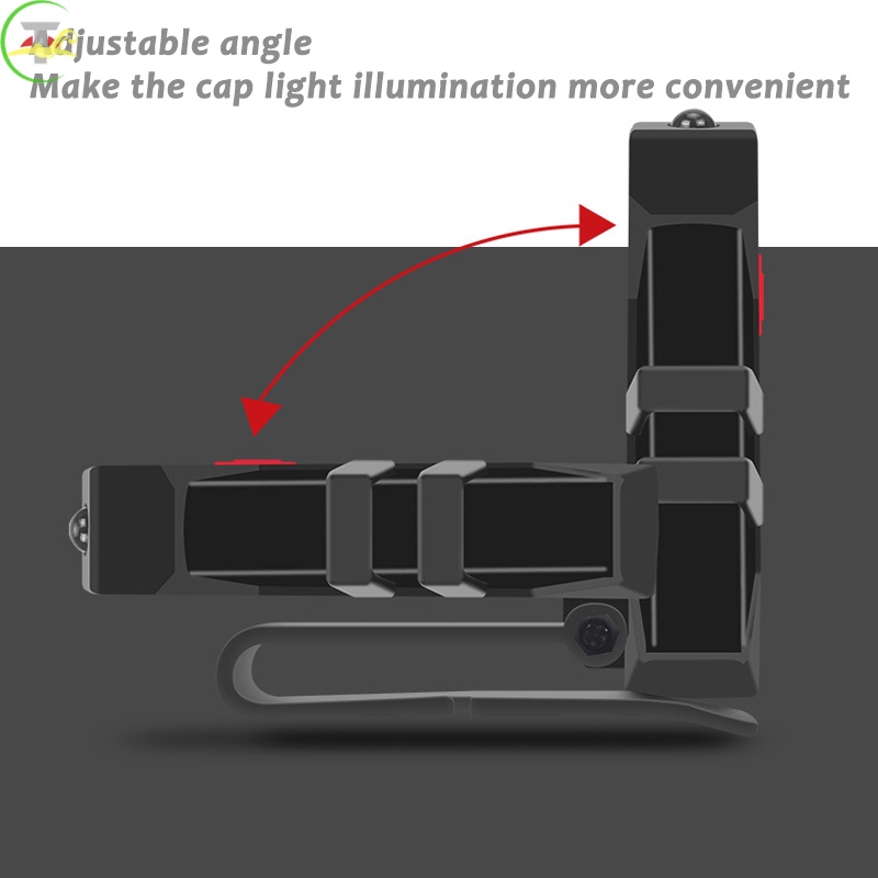 Đèn LED Gắn Mũ Lưỡi Trai Chống Thấm Nước Dùng Cho Câu Cá Ban Đêm Tiện Lợi