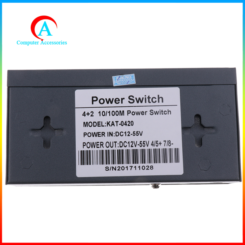 Bộ Chuyển Đổi Ethernet 6 Cổng 10 / 100mbps 4 Đầu | BigBuy360 - bigbuy360.vn