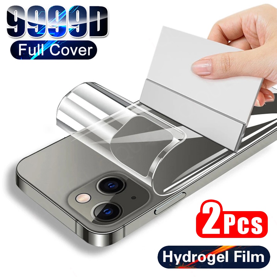 Set 2 Miếng dán dẻo PPF mặt lưng thích hợp cho iPhone 11 12 13 Pro Max 13