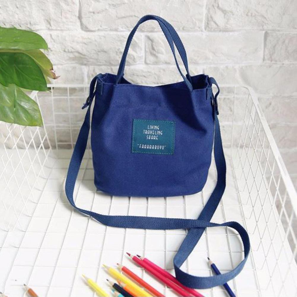 Fashion candy color canvas bag Travel bag Lady‘s bag