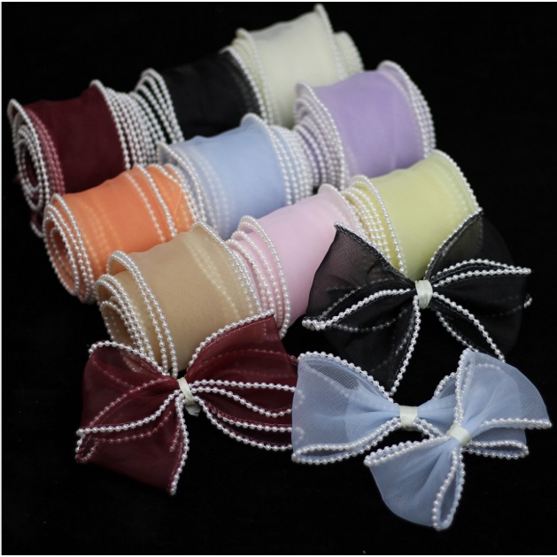 Cuộn Dây Ruy Băng 4cm*1M Trang Trí Bánh Kem